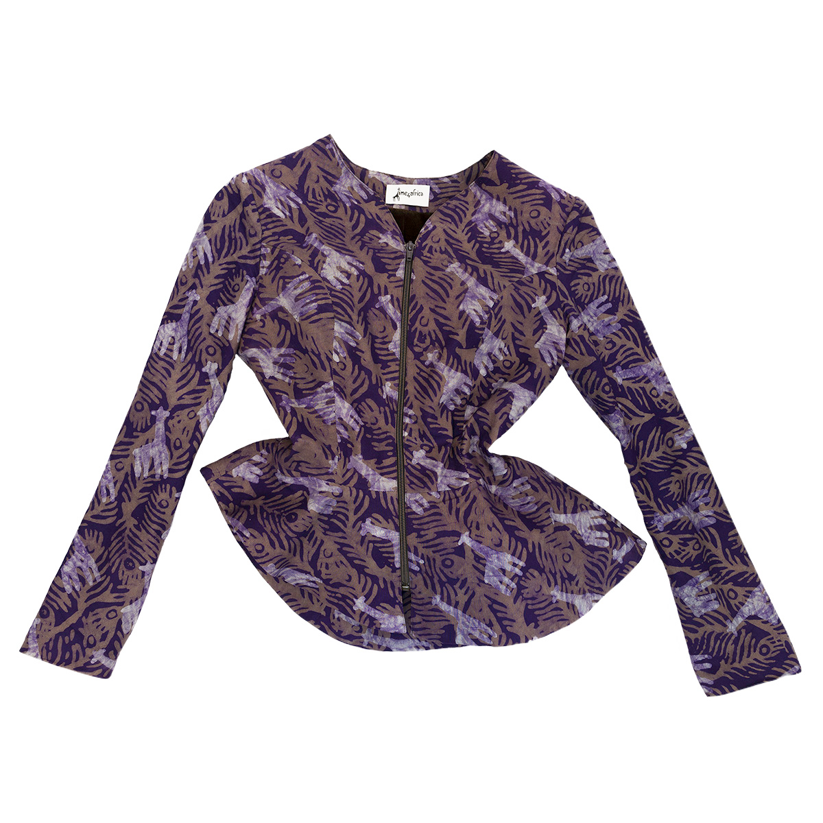 Purple on sale peplum jacket